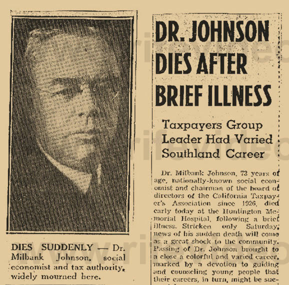 Dr. Johnsons Obituary